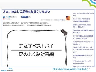 http://blog.serverworks.co.jp/tech/ 38 
 