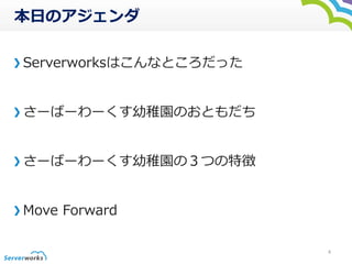 դΥ 
ServerworksϤʤȤä 
`Щ``Ɉ@ΤȤ 
`Щ``Ɉ@ΣĤ؏ 
Move Forward 
4 
 