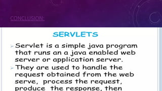 Comprehensive Overview of Java Servlets: Architecture, Lifecycle, and ...