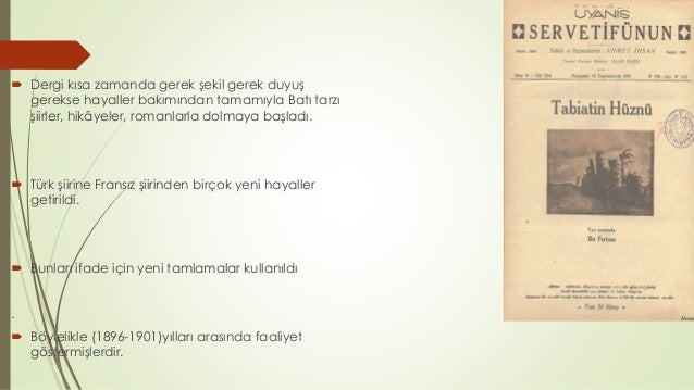 Serveti Fünun Edebiyatı oluşumu