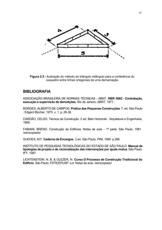 Serviços preliminares de construção