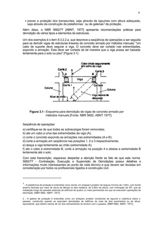 Serviços preliminares de construção