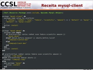 Receita mysql-client
 