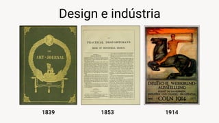 1839 19141853
Design e indústria
 