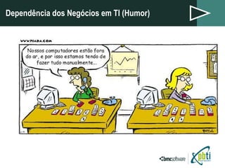 Dependência dos Negócios em TI (Humor) 