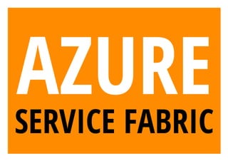 Microservices: É fácil com Azure Service Fabric