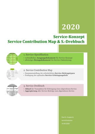 2020
Paul G. Huppertz
servicEvolution
14.09.2020
Service-Konzept
Service Contribution Map & S.-Drehbuch
 