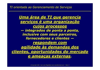 Service Level Management & Service Level Agreement