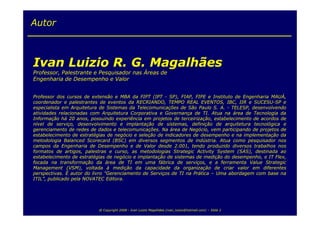 Service Level Management & Service Level Agreement