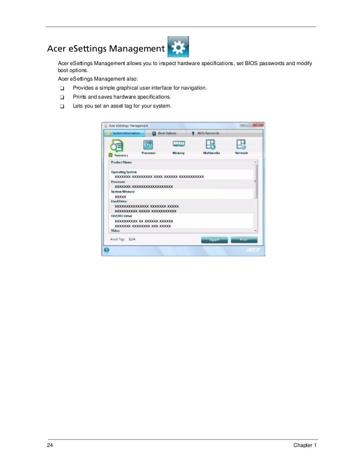 acer esettings management. acer esettings management.
