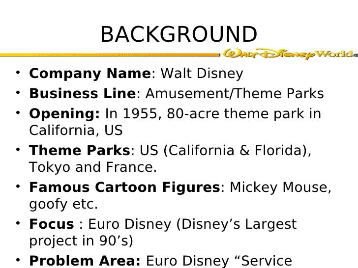 disney case study