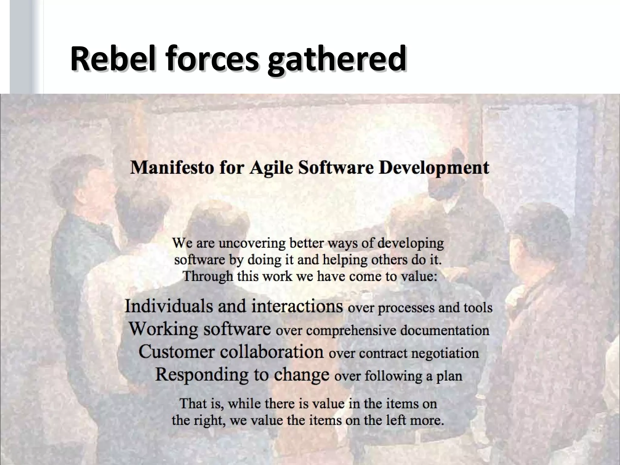 Rebel forces gathered 