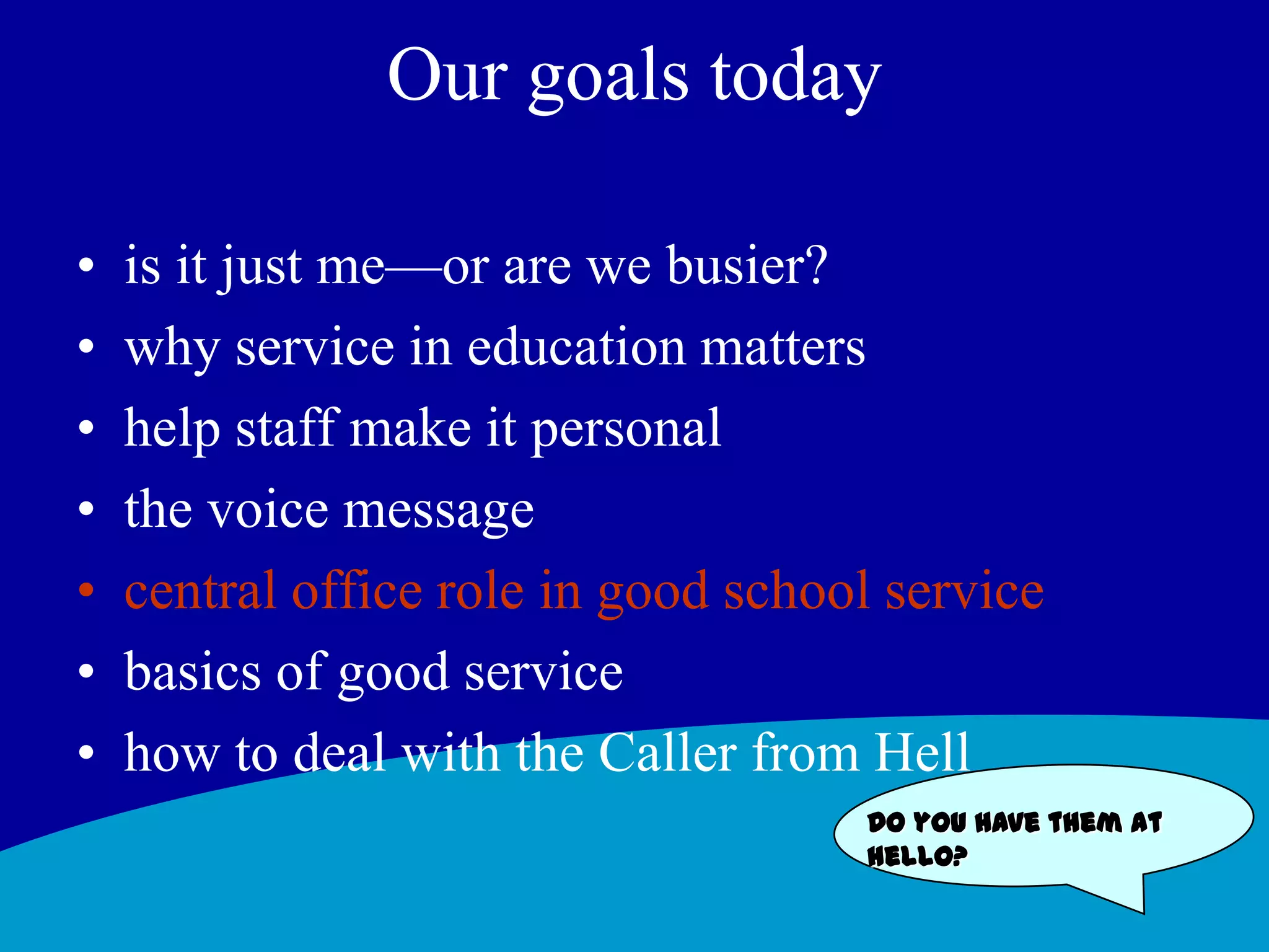 Always remember our greatest common bond