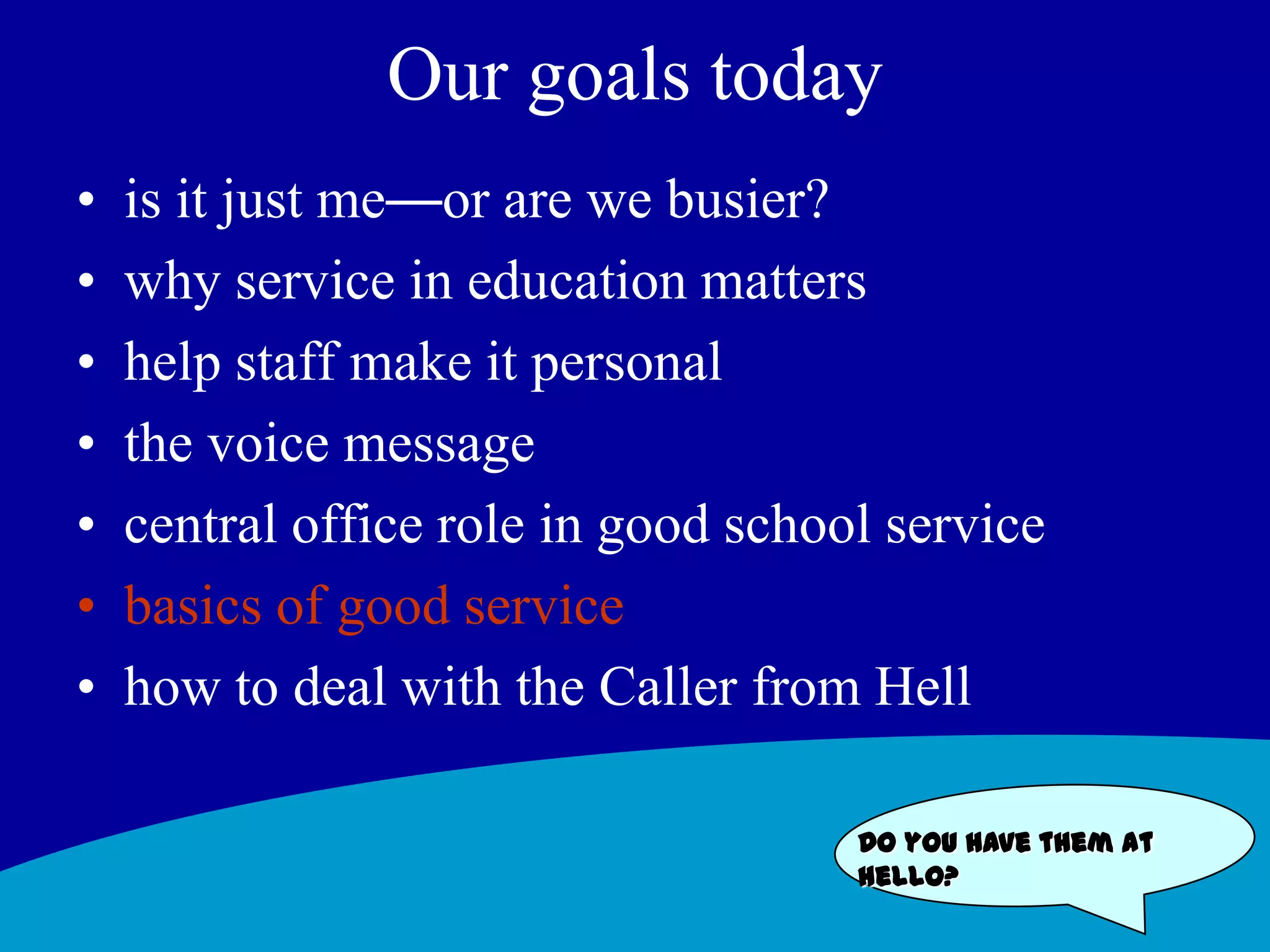 There is a lot at stake in terms of how people are treated by their leader…