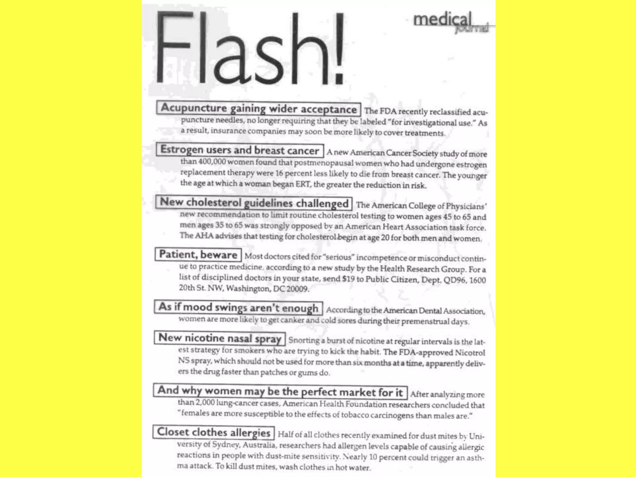 Scripts, Q and A and letters in crises/negative situations