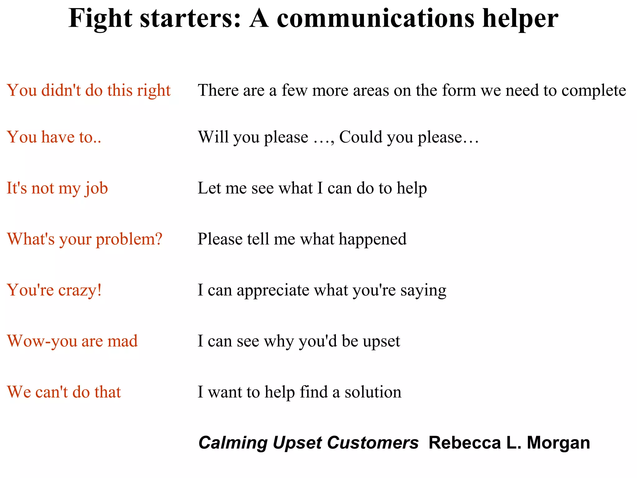 I now deputize you as jargon police officers!