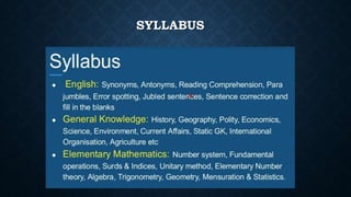 SYLLABUS
 