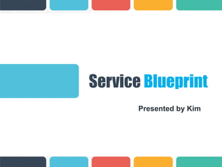 Service Blueprint
Presented by Kim
 