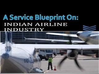 Service blueprint on airline industry