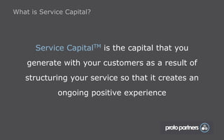 How to create Service Capital