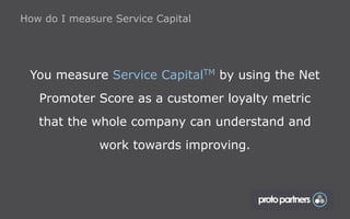 How to create Service Capital