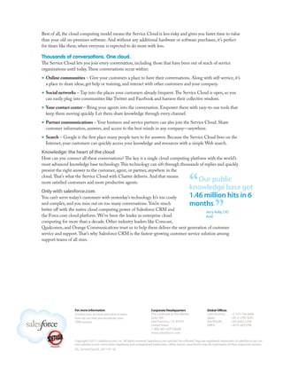Service Cloud Datasheet | PDF