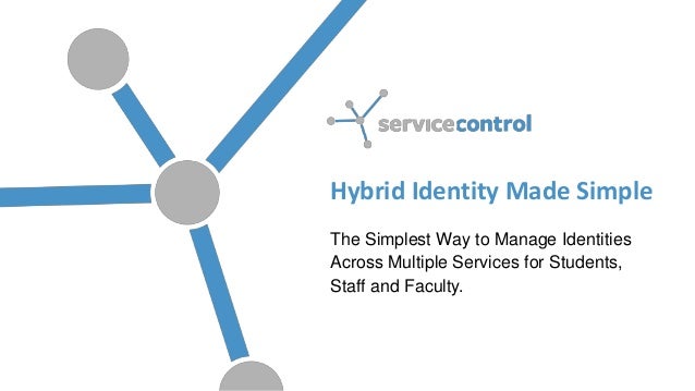 Hybrid Identity Management for Education Institutions