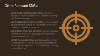 Other Relevant SDGs:
 