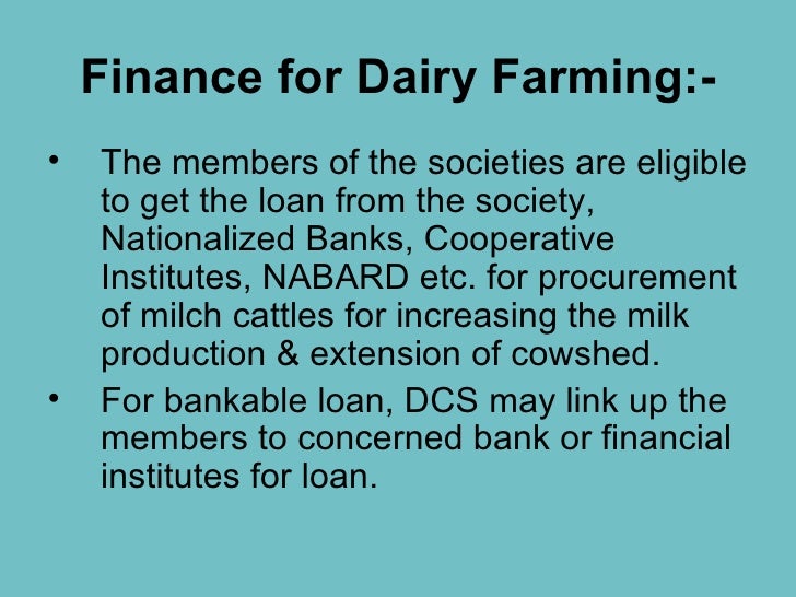 SD in dairy cooperative