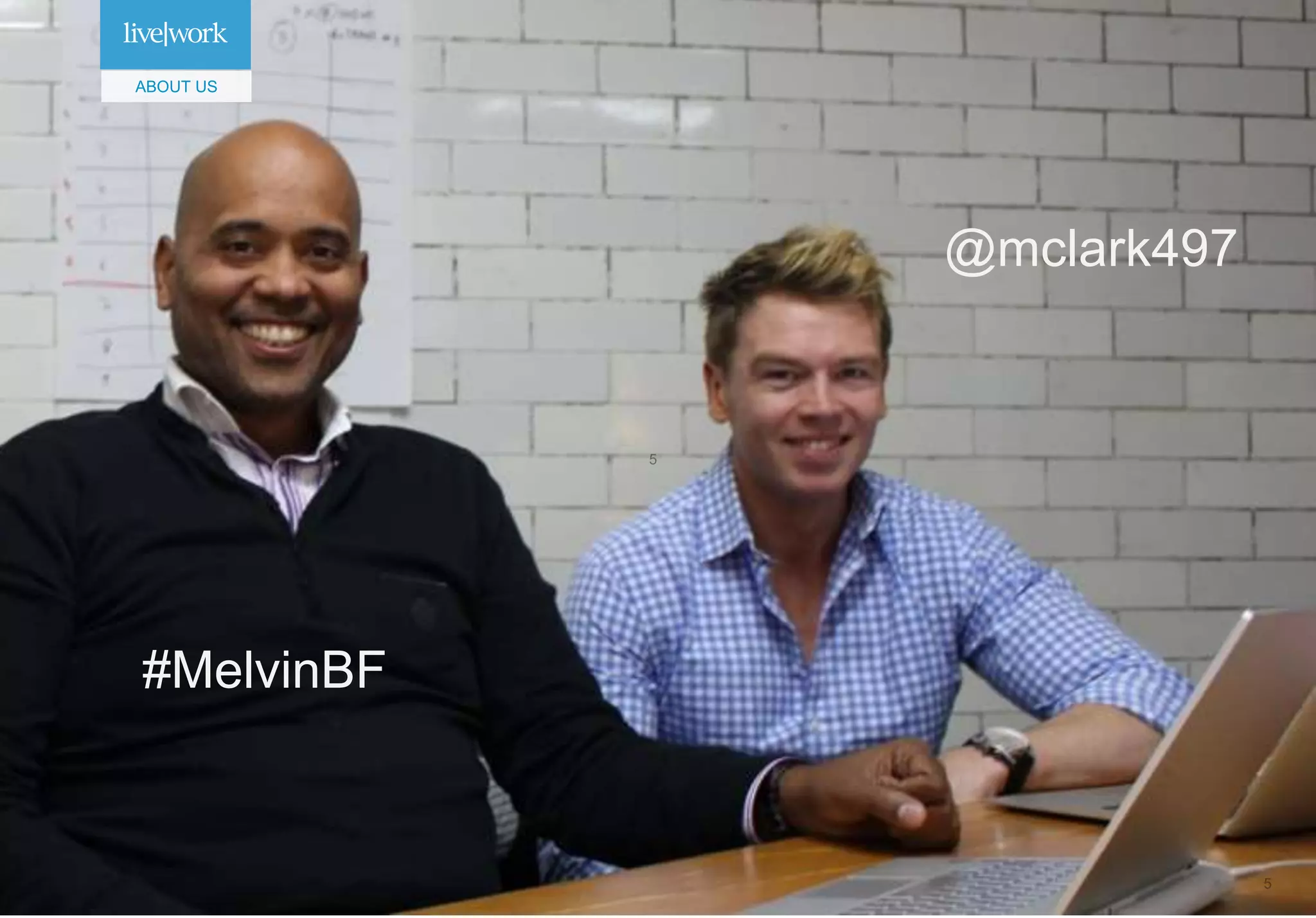 ABOUT US
#MelvinBF
@mclark497
 