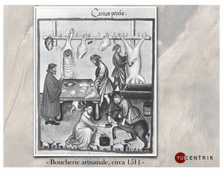 - Boucherie artisanale, circa 1511 -
 