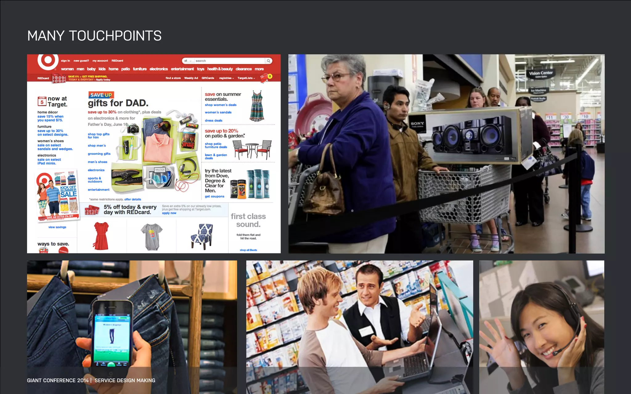 DATEADAPTIVE PATH PROJECT TITLE
MANY TOUCHPOINTS
GIANT CONFERENCE 2014 | SERVICE DESIGN MAKING
 