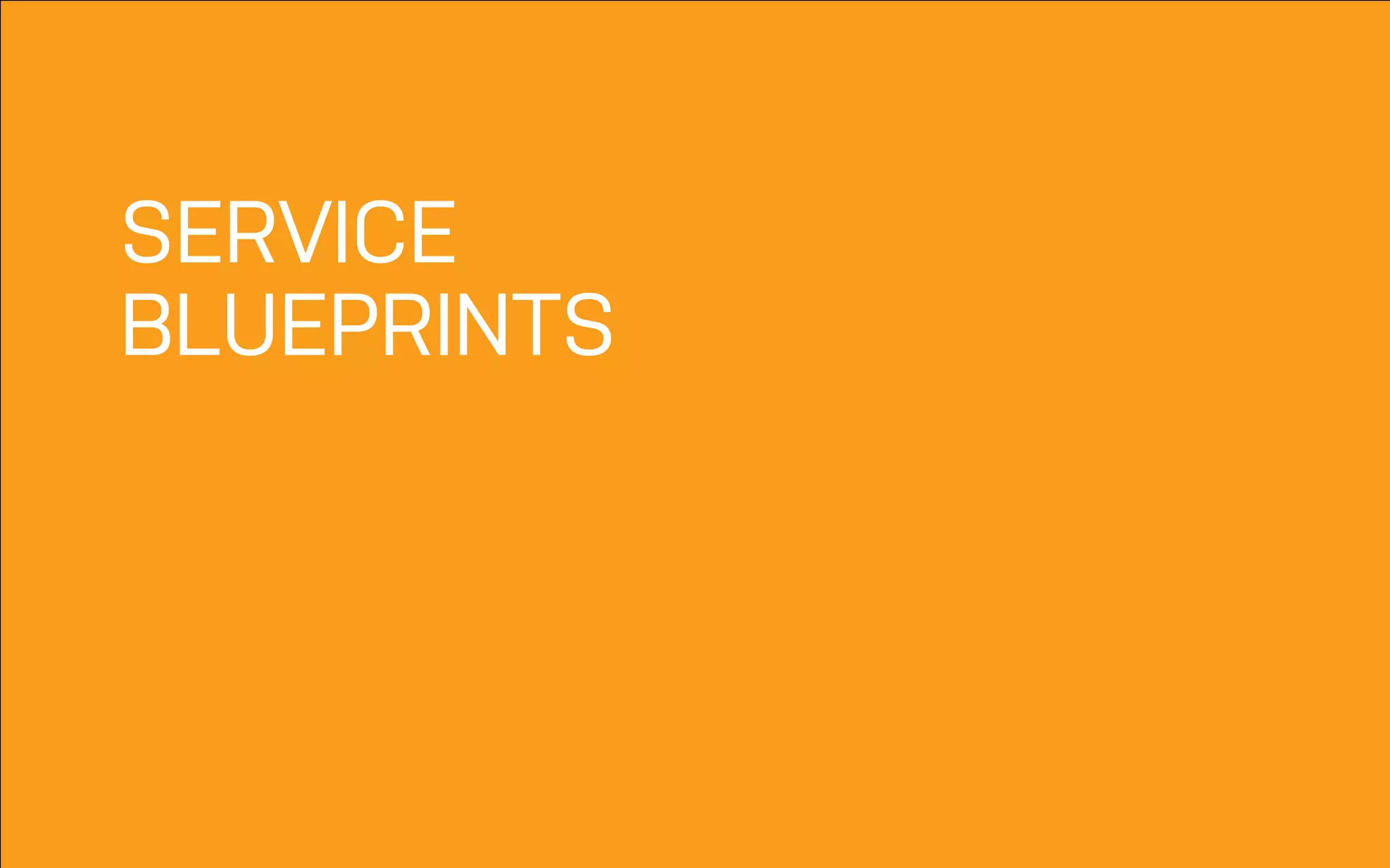 DATEADAPTIVE PATH PROJECT TITLE
SERVICE
BLUEPRINTS
 