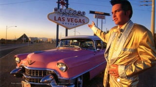 Fonte: vegaselvis.com/product/pink-cadillac-las-vegas-after-dark-tour-with-elvis-2-hour
 