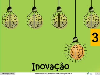 by @rildosan ® | rildo.santos@etecnologia.com.breTecnologia.com.r 42
Inovação
3
 