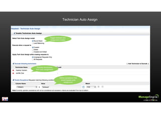 Technician Auto Assign
 