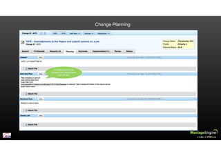 Change Planning
 