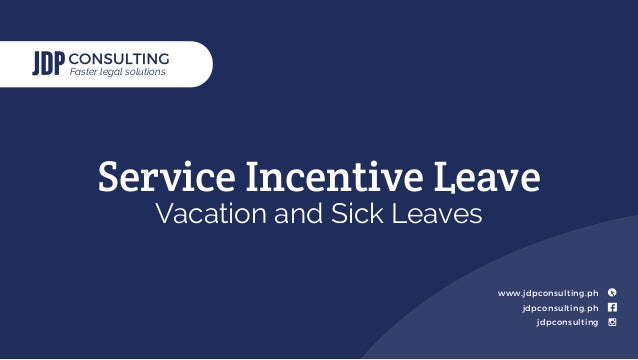 Service Incentive Leave