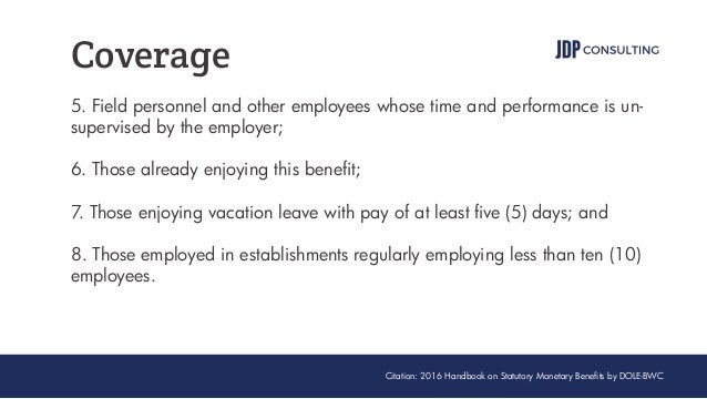 Service Incentive Leave