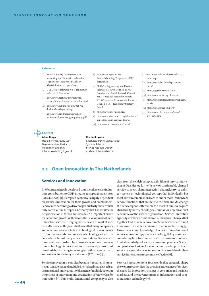 Service Innovationyearbook 2009 2010