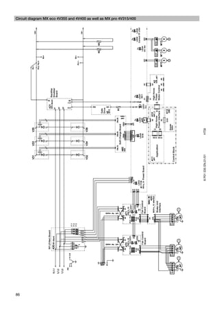 Circuit diagram MX eco 4V355 and 4V400 as well as MX pro 4V315/400




                                                                     HTSI
                                                                     8 P01 035 EN.01/01




86
 
