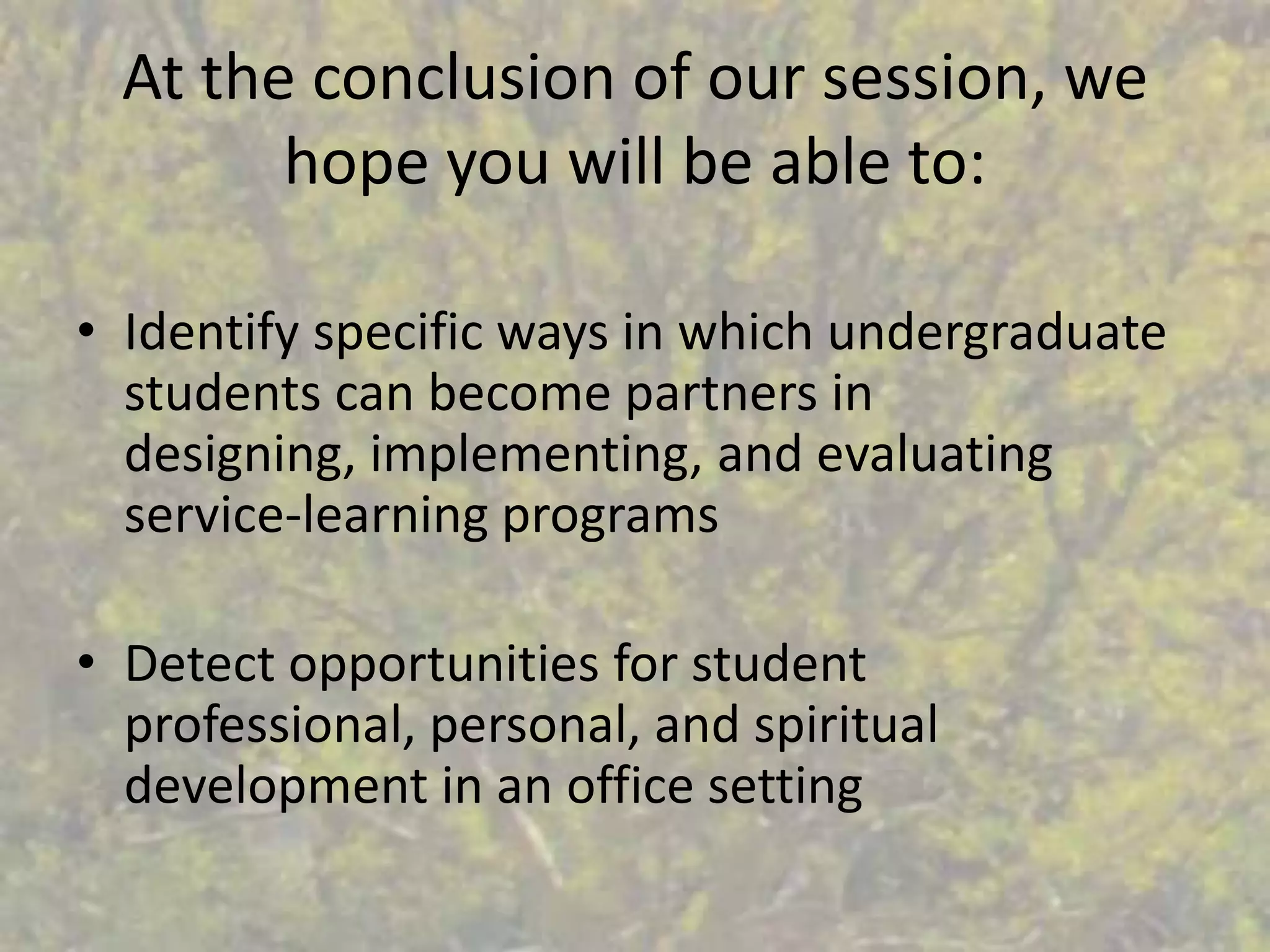 Empower Students through Service-Learning | PPTX
