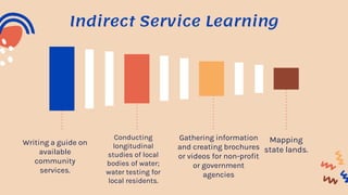 Indirect Service Service learning | PPTX
