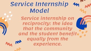 Reciprocal Service Learning Service learning | PPTX