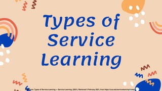 Service learning | PPTX