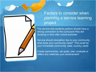 Service Learning Presentation