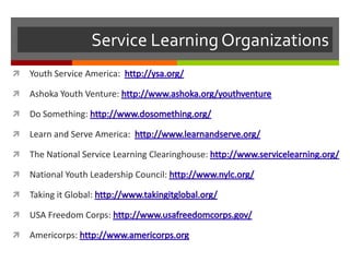 Service Learning Presentation
