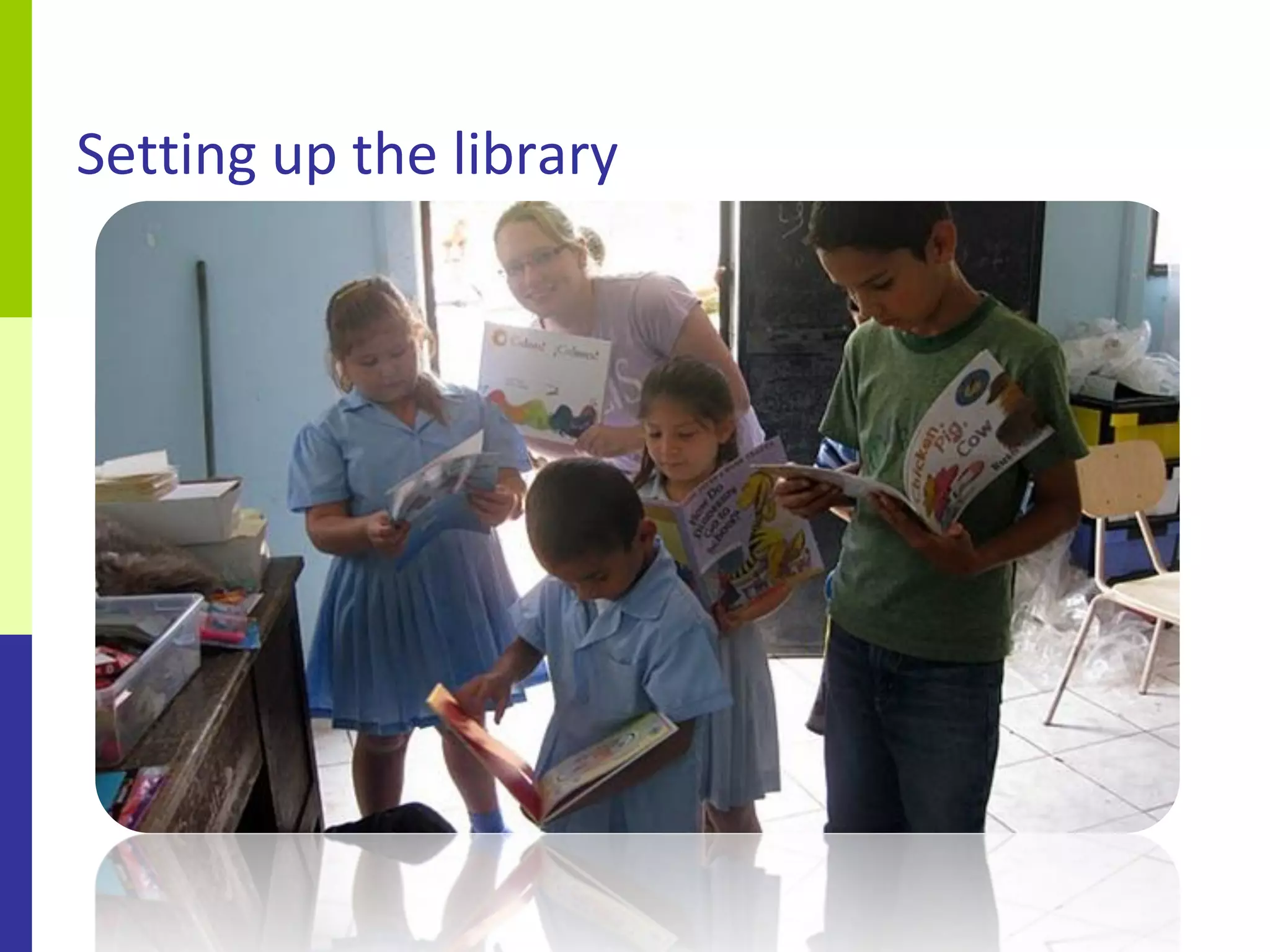 Setting up the library
 