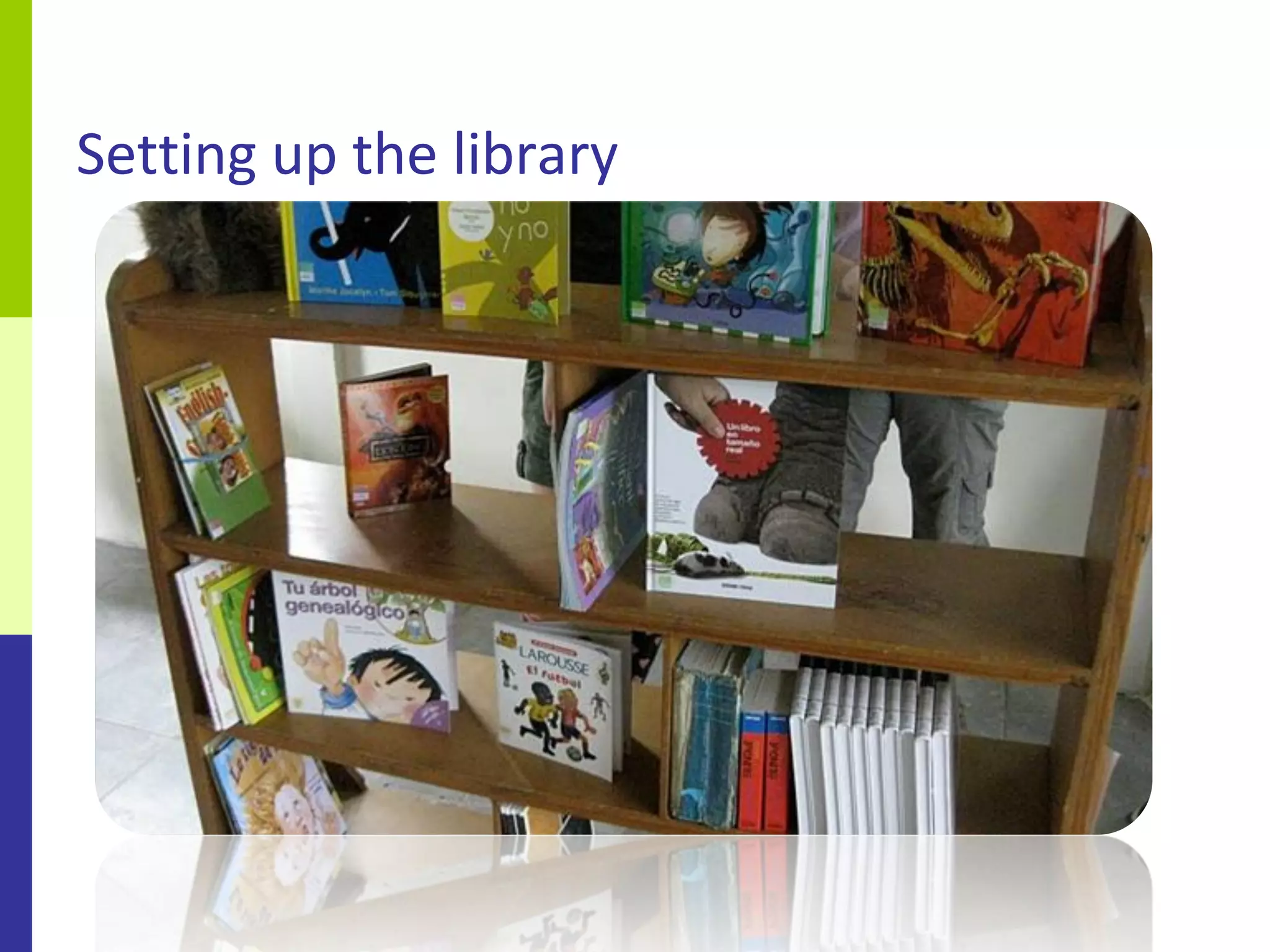 Setting up the library
 