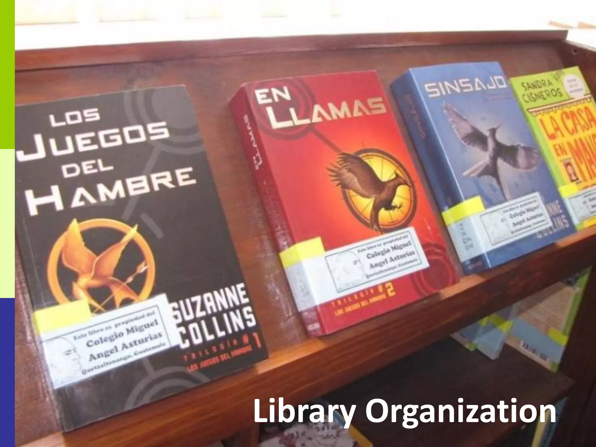 Library Organization
 